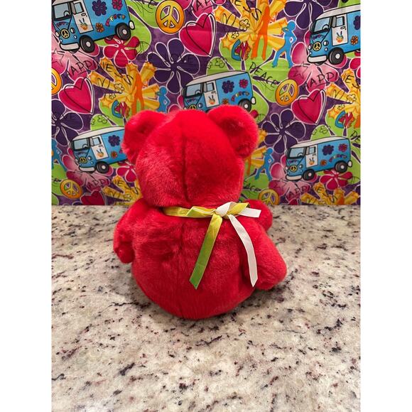 Ty Beanie Buddy Red Osito The Bear Plush Stuffed Doll (Retired) - Picture 4 of 5